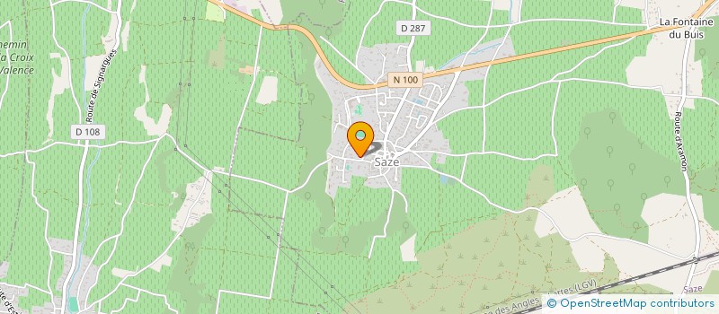 localisation de l'entreprise EARL L'HERMITAGE  SAZE