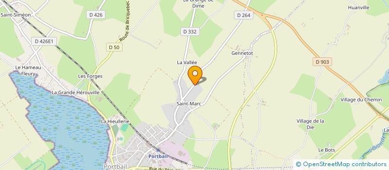 localisation de l'entreprise EARL L'HOMMET à CANVILLE-LA-ROCQUE