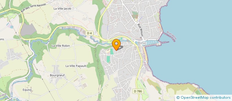 localisation de l'entreprise EARL L'HOTELIER à BINIC-ETABLES-SUR-MER