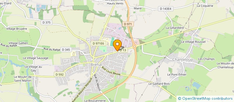 localisation de l'entreprise EARL L'ODYSSEE MYTILICOLE  BRICQUEVILLE-SUR-MER