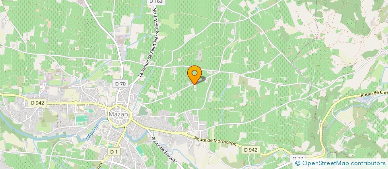 localisation de l'entreprise EARL L'OLIVERAIE  MAZAN