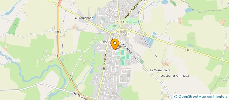 localisation de l'entreprise EARL L'ORIETTE PRODUITS FERMIERS à COSSE-LE-VIVIEN
