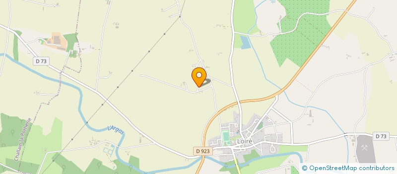 localisation de l'entreprise EARL L'OULAIE à VALLONS-DE-L'ERDRE