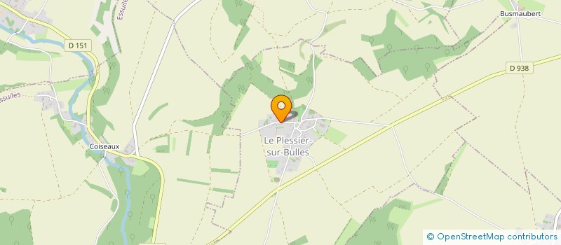 localisation de l'entreprise EARL LA BARB'IQUETTE  LE PLESSIER-SUR-BULLES