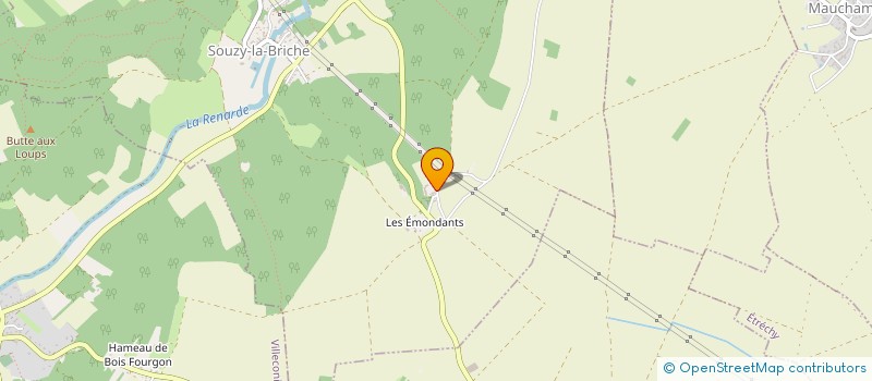 localisation de l'entreprise EARL LA BARBACANE à SOUZY-LA-BRICHE