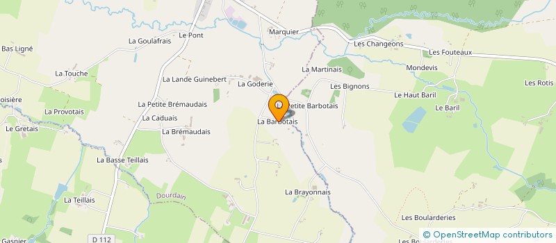 localisation de l'entreprise EARL LA BARBOTAIS  DOURDAIN