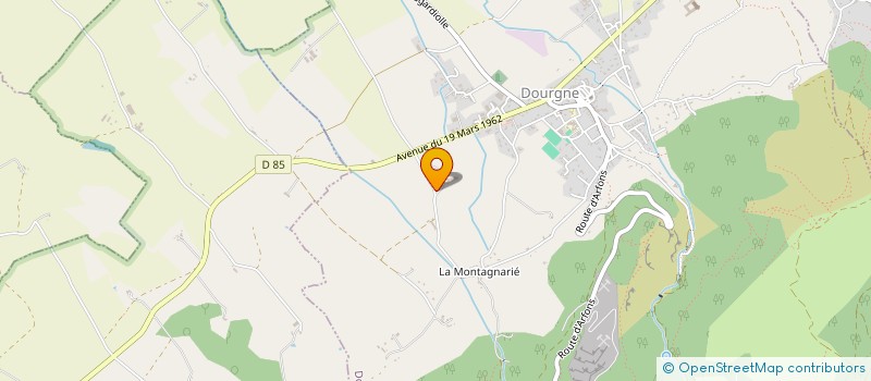 localisation de l'entreprise EARL LA BARRABIE  DOURGNE