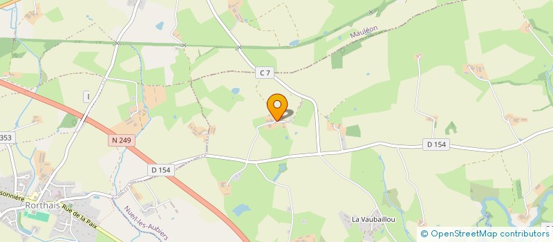 localisation de l'entreprise EARL LA BARRAUDIERE à NUEIL-LES-AUBIERS