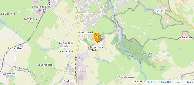 localisation de l'entreprise EARL LA BARRE à SAINT-LAURENT-SUR-SEVRE
