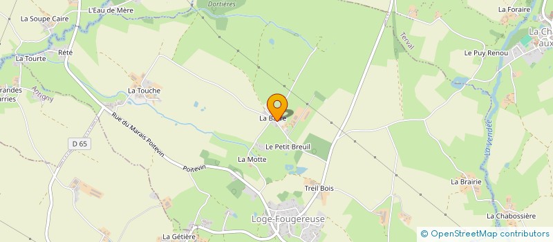 localisation de l'entreprise EARL LA BARRE à LOGE-FOUGEREUSE