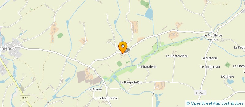 localisation de l'entreprise EARL LA BASSE COUR à BEAUPREAU-EN-MAUGES