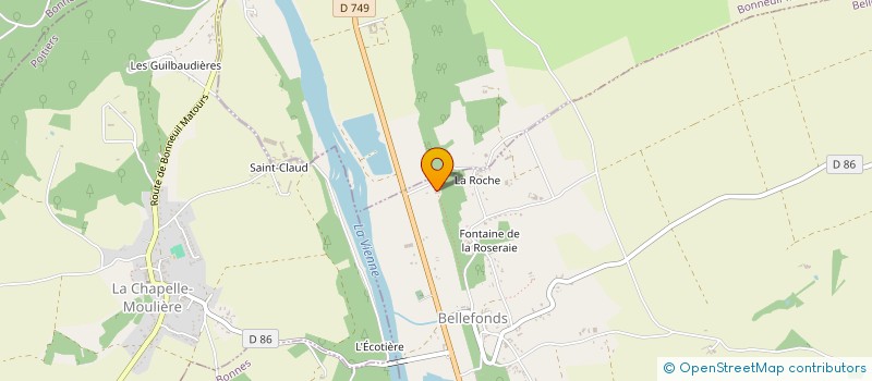 localisation de l'entreprise EARL LA BASSE-COUR DE BELLEFONDS à BELLEFONDS