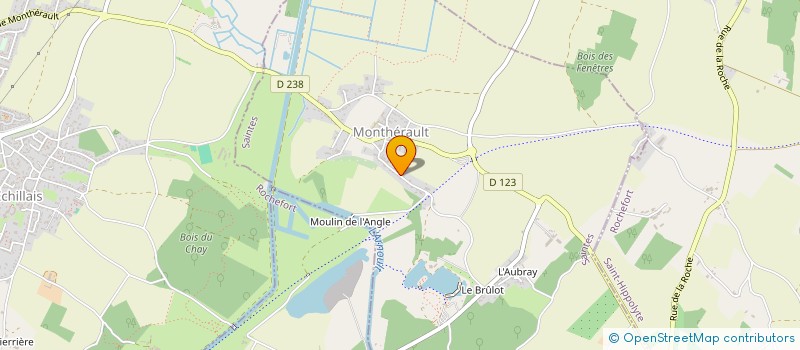 localisation de l'entreprise EARL LA BAUDRIERE  SAINT-SULPICE-D'ARNOULT