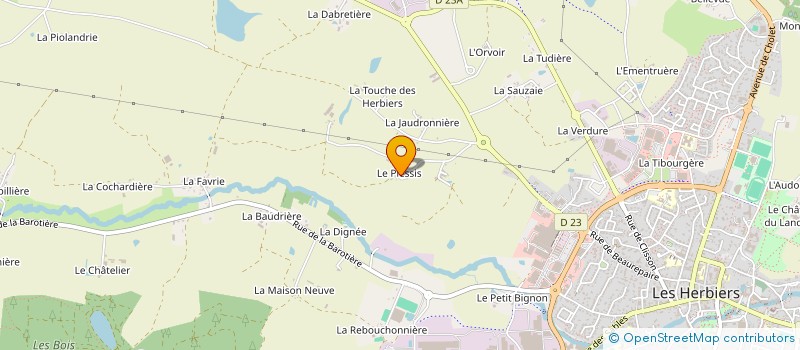 localisation de l'entreprise EARL LA BELLE FONTAINE à BEAUREPAIRE