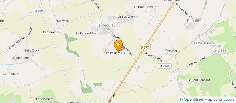 localisation de l'entreprise EARL LA BENARDIERE  SOULEUVRE EN BOCAGE