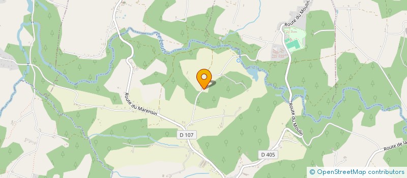 localisation de l'entreprise EARL LA BIENVENUE  GAMARDE-LES-BAINS