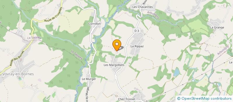 localisation de l'entreprise EARL LA BLANCHE GELEE à MENTHONNEX-EN-BORNES