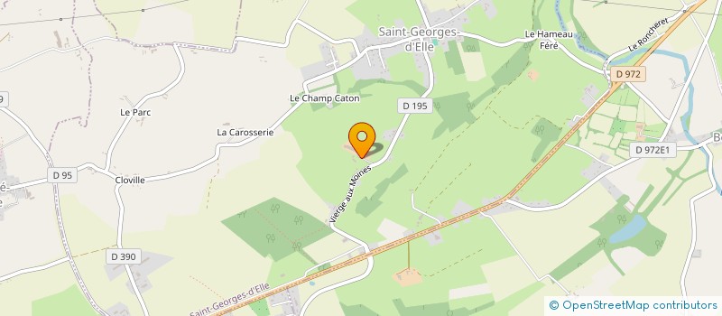 localisation de l'entreprise EARL LA BLANCHETIERE à SAINT-GEORGES-D'ELLE