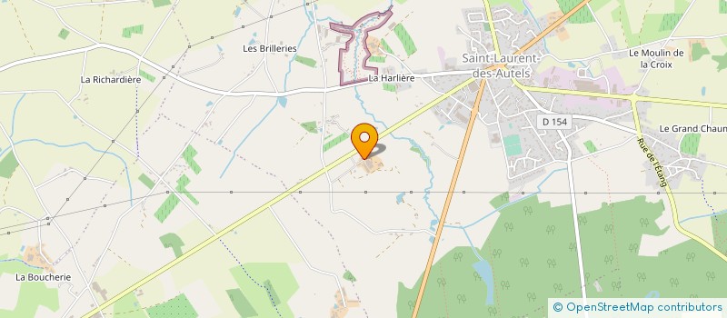 localisation de l'entreprise EARL LA BLANCHETIERE  OREE-D'ANJOU