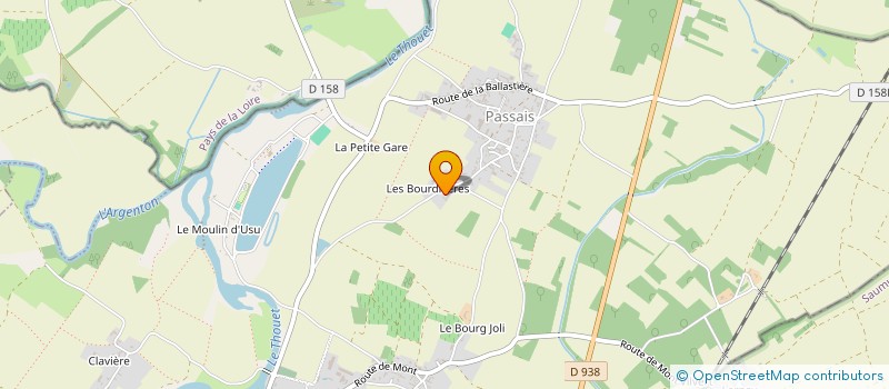 localisation de l'entreprise EARL LA BLOTTERIE à SAINT-MARTIN-DE-SANZAY