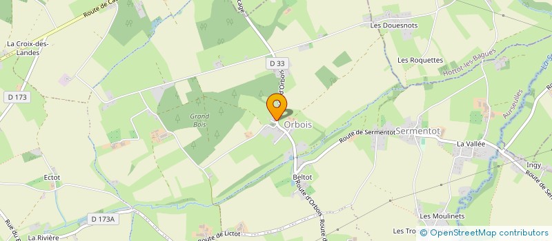 localisation de l'entreprise EARL LA BOITE A FROMAGE à AURSEULLES