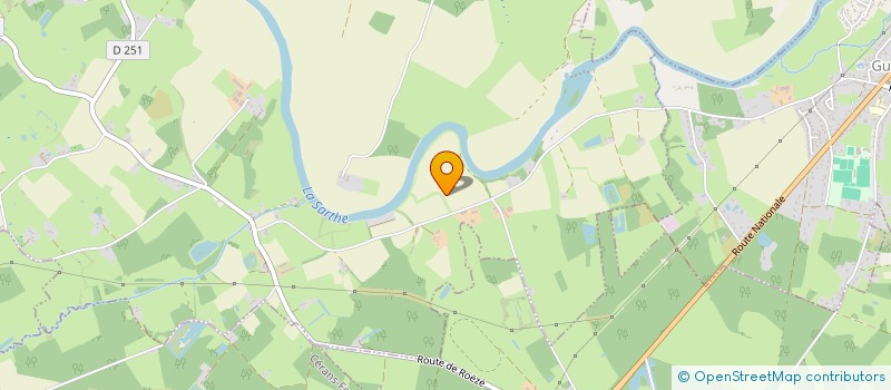 localisation de l'entreprise EARL LA BONITA  ROEZE-SUR-SARTHE