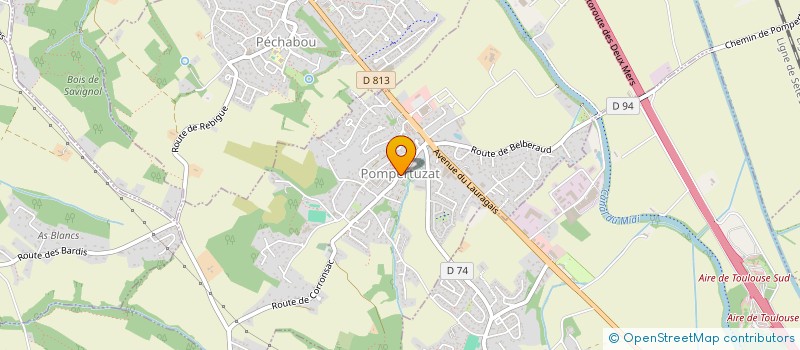 localisation de l'entreprise EARL LA BORDASSE  POMPERTUZAT