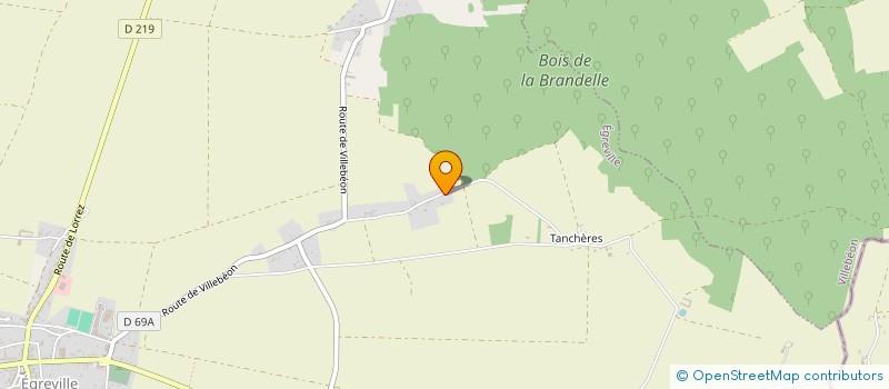 localisation de l'entreprise EARL LA BORDE ENCHANTEE  EGREVILLE
