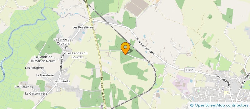 localisation de l'entreprise EARL LA BOUCHONNIERE à COMMEQUIERS