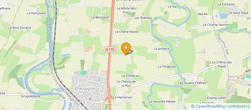 localisation de l'entreprise EARL LA BOURJAUDERIE à MOUAZE