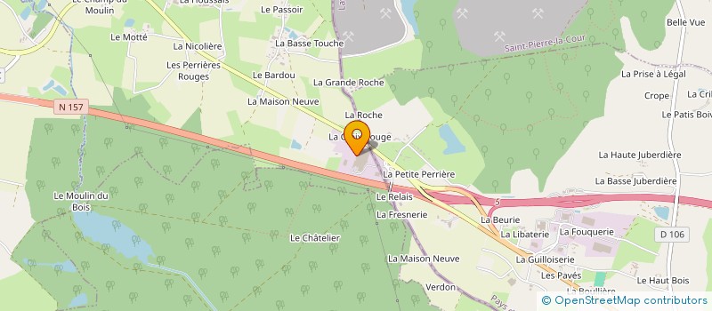 localisation de l'entreprise EARL LA BOUVAIS  ETRELLES