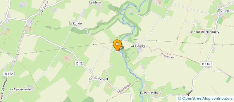 localisation de l'entreprise EARL LA BRIQUESSARDIERE à LA BAZOQUE