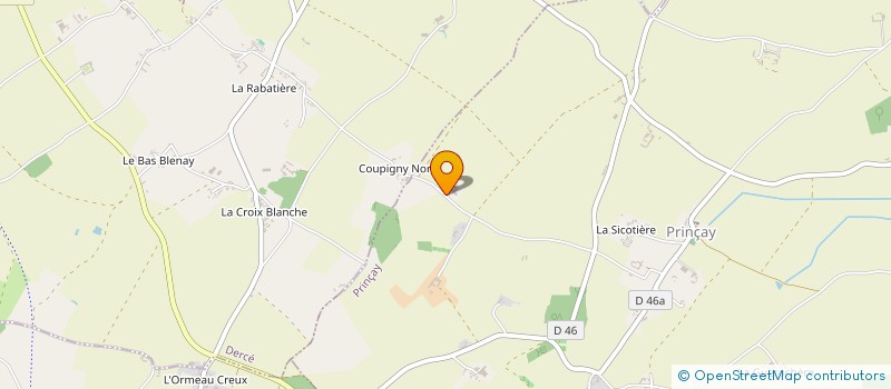 localisation de l'entreprise EARL LA BROCHARDIERE  PRINCAY