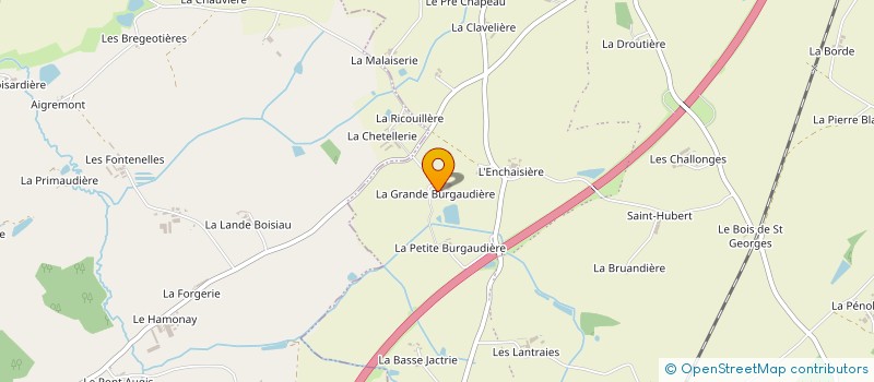 localisation de l'entreprise EARL LA BURGAUDIERE  CHEMILLE-EN-ANJOU