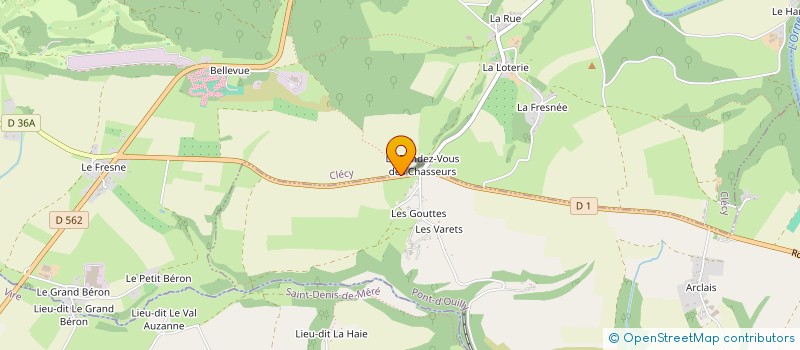 localisation de l'entreprise EARL LA CAMPAGNE  CLECY