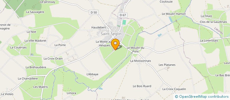 localisation de l'entreprise EARL LA CARDINALE à SAINT-SEGLIN