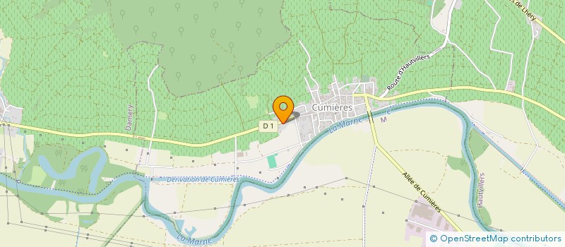 localisation de l'entreprise EARL LA CHAISNIERE  CUCHERY