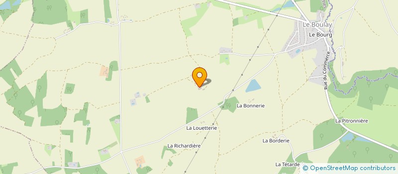 localisation de l'entreprise EARL LA CHALOISIERE à LE BOULAY