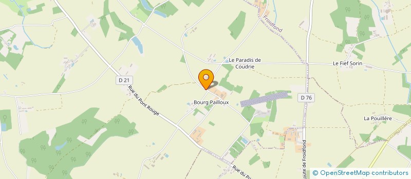 localisation de l'entreprise EARL LA CHAMBAUDRIE à CHALLANS