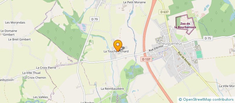 localisation de l'entreprise EARL LA CHAMPAGNE  PLESDER