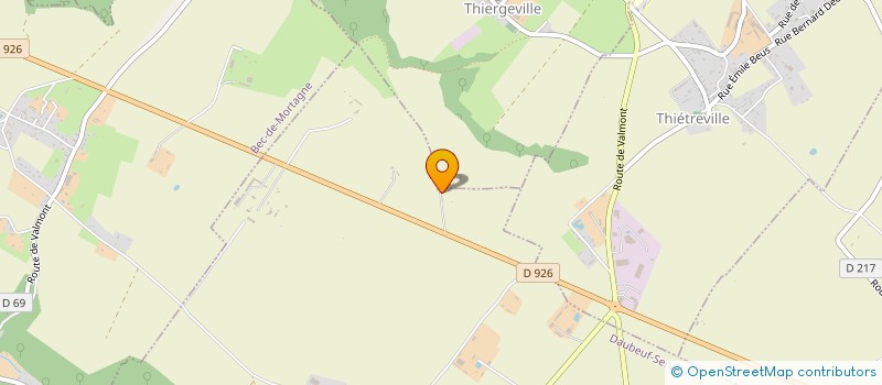 localisation de l'entreprise EARL LA CHAMPIONNERIE  BEC-DE-MORTAGNE