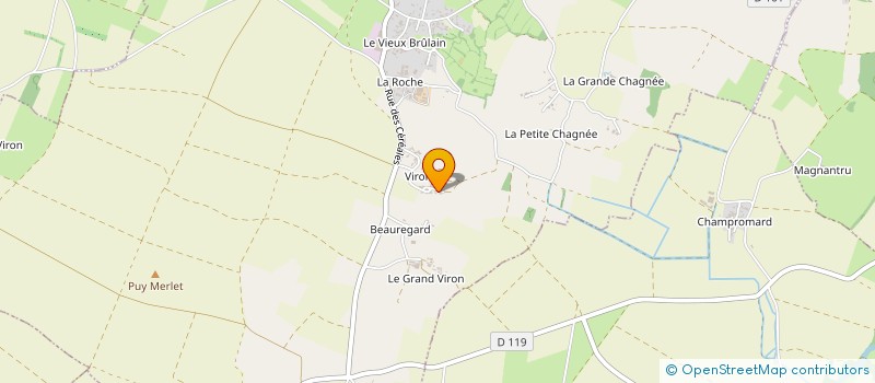 localisation de l'entreprise EARL LA CHAUME DU MOULIN à BRULAIN