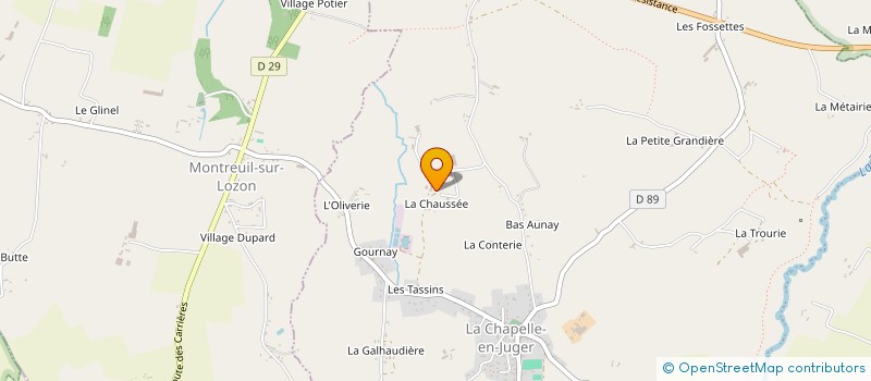 localisation de l'entreprise EARL LA CHAUSSEE à THEREVAL