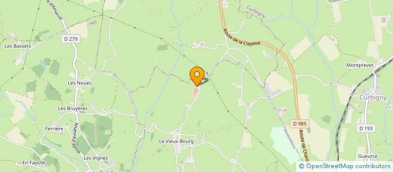 localisation de l'entreprise EARL LA CHEVRERIE DES BUISSONS  LA CHAPELLE-SOUS-DUN