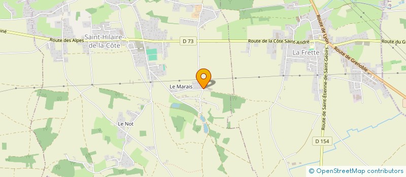 localisation de l'entreprise EARL LA CHEVRERIE DU MARAIS  SAINT-HILAIRE-DE-LA-COTE