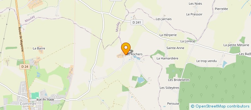 localisation de l'entreprise EARL LA CHEVRONNIERE à COMMER