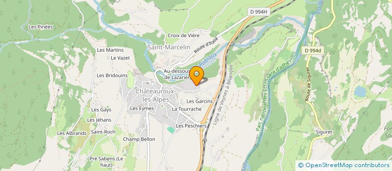 localisation de l'entreprise EARL LA CIVADILLE  CHATEAUROUX-LES-ALPES