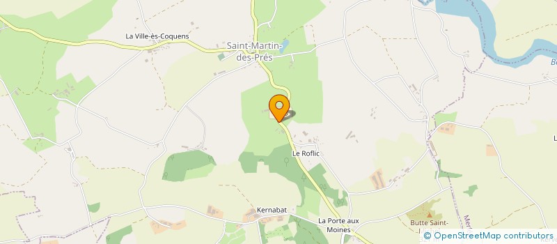 localisation de l'entreprise EARL LA CLAIRIERE à SAINT-MARTIN-DES-PRES
