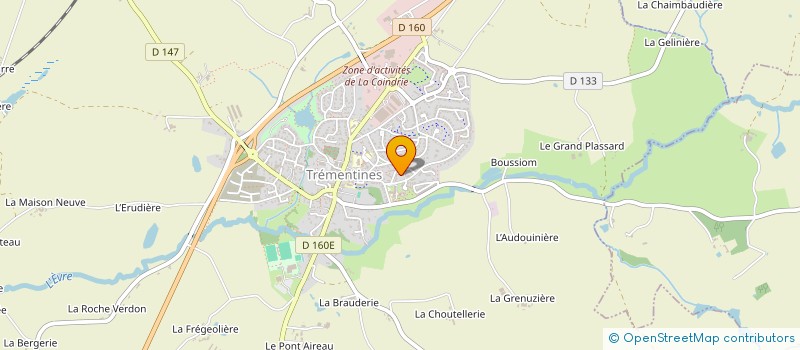 localisation de l'entreprise EARL LA CLEF DES CHAMPS à VEZINS