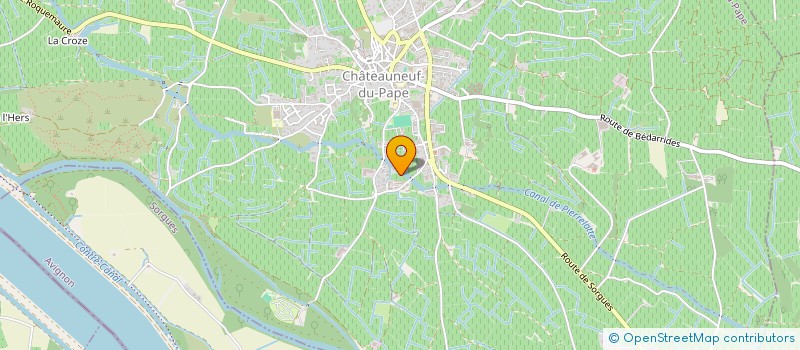 localisation de l'entreprise EARL LA CONSONNIERE  CHATEAUNEUF-DU-PAPE